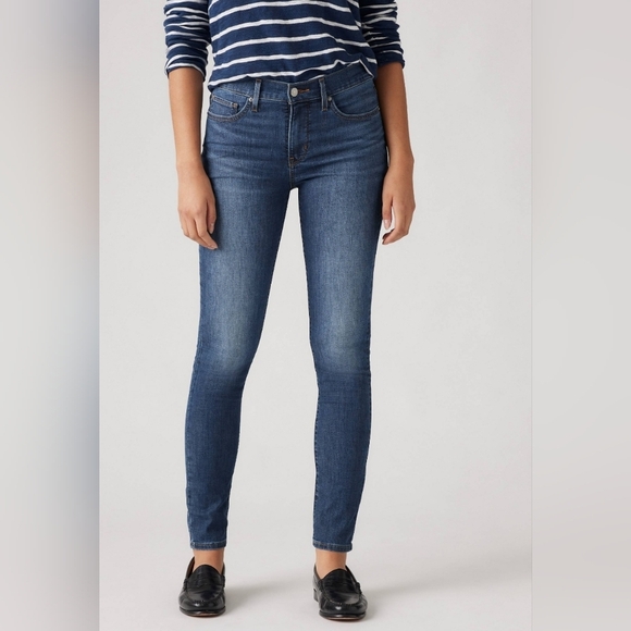 Levi's Dark Blue Women's 311 Shaping Skinny Jeans Size 29 - Picture 3 of 10